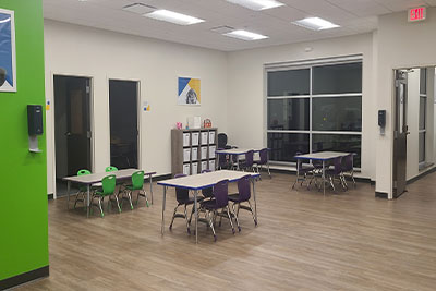 Desks and tables at Mechanicsburg clinic